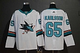 Sharks 65 Erik Karlsson White Adidas Jersey,baseball caps,new era cap wholesale,wholesale hats